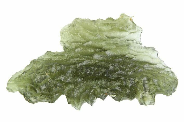 Green Moldavite Tektite ( g) - Besednice, Czech Republic #359250